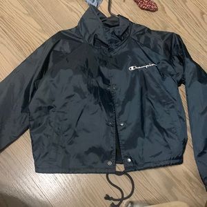 Black champion windbreaker